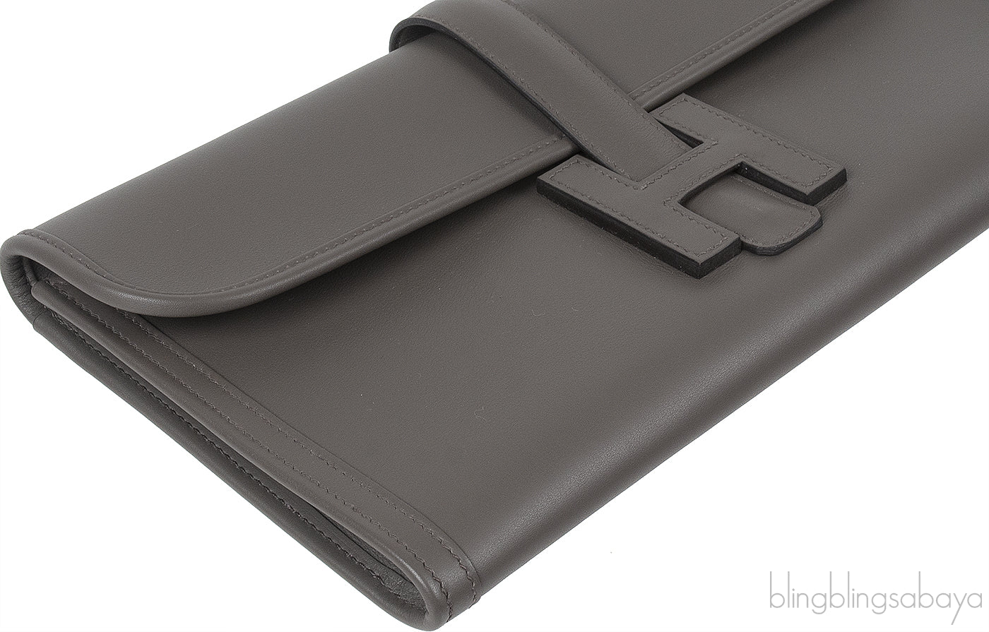 Hermes Jige Elan 29 Swift Etain Clutch