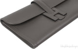 Hermes Jige Elan 29 Swift Etain Clutch