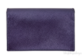 Prada Purple Saffiano Card Holder