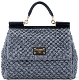 Miss Sicily Metallic Crochet Flap Bag