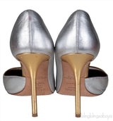 Silver & Gold Pointed Toe Heels