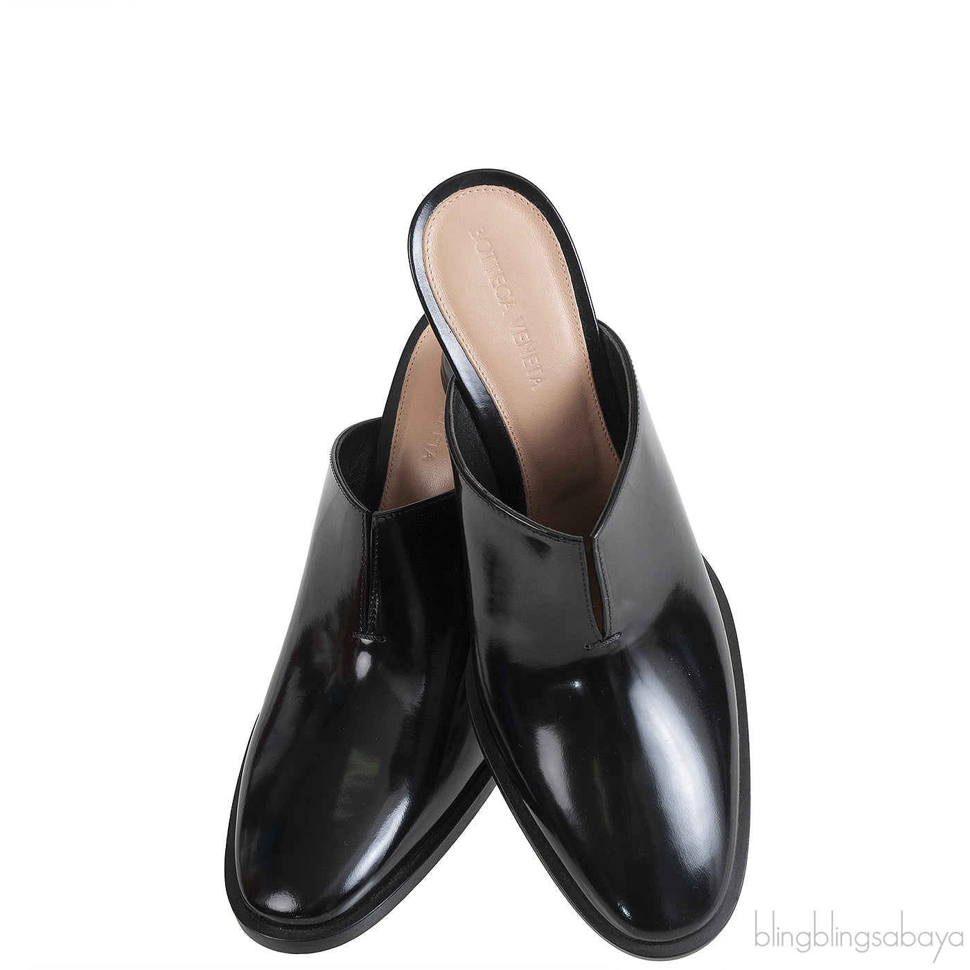 Bottega Veneta Leather Cha-Cha Heeled 100 Mules