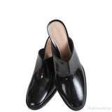 Bottega Veneta Leather Cha-Cha Heeled 100 Mules