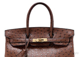 Birkin 30 Etrusque Chocolate Ostrich