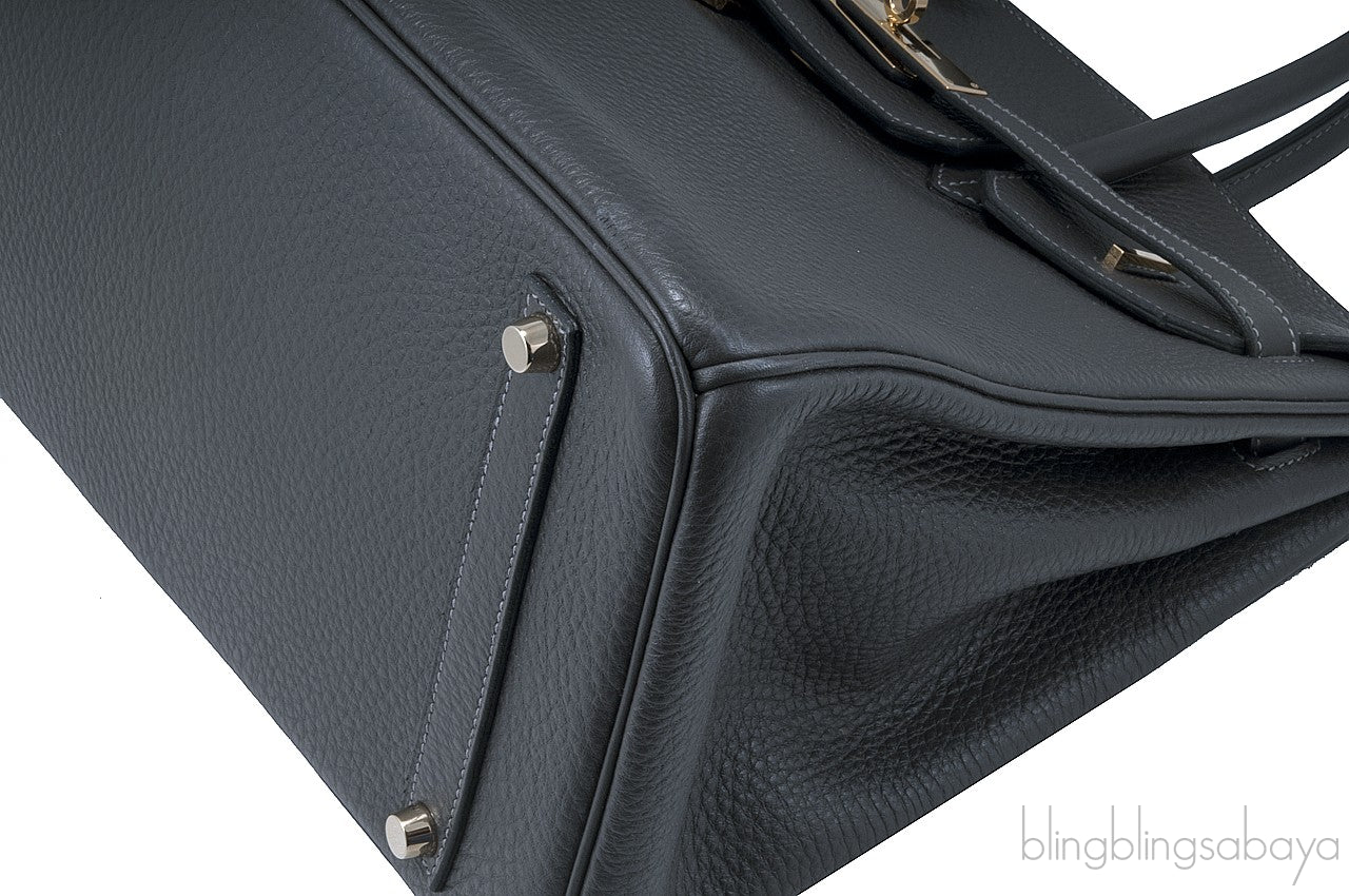Birkin 35 Graphite GHW