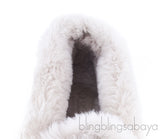 Fur-trimmed Suede Loafers