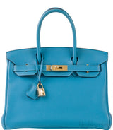 Birkin 30 Turquoise Togo GHW