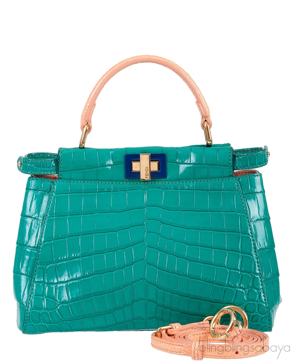 Tricolor Crocodile Mini Peekaboo