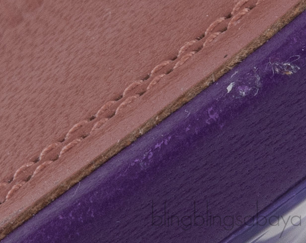 Purple Begum Crystal-embellished PVC Slingback