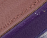 Purple Begum Crystal-embellished PVC Slingback