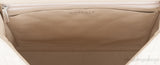 Beige Caviar Jumbo Flap Bag