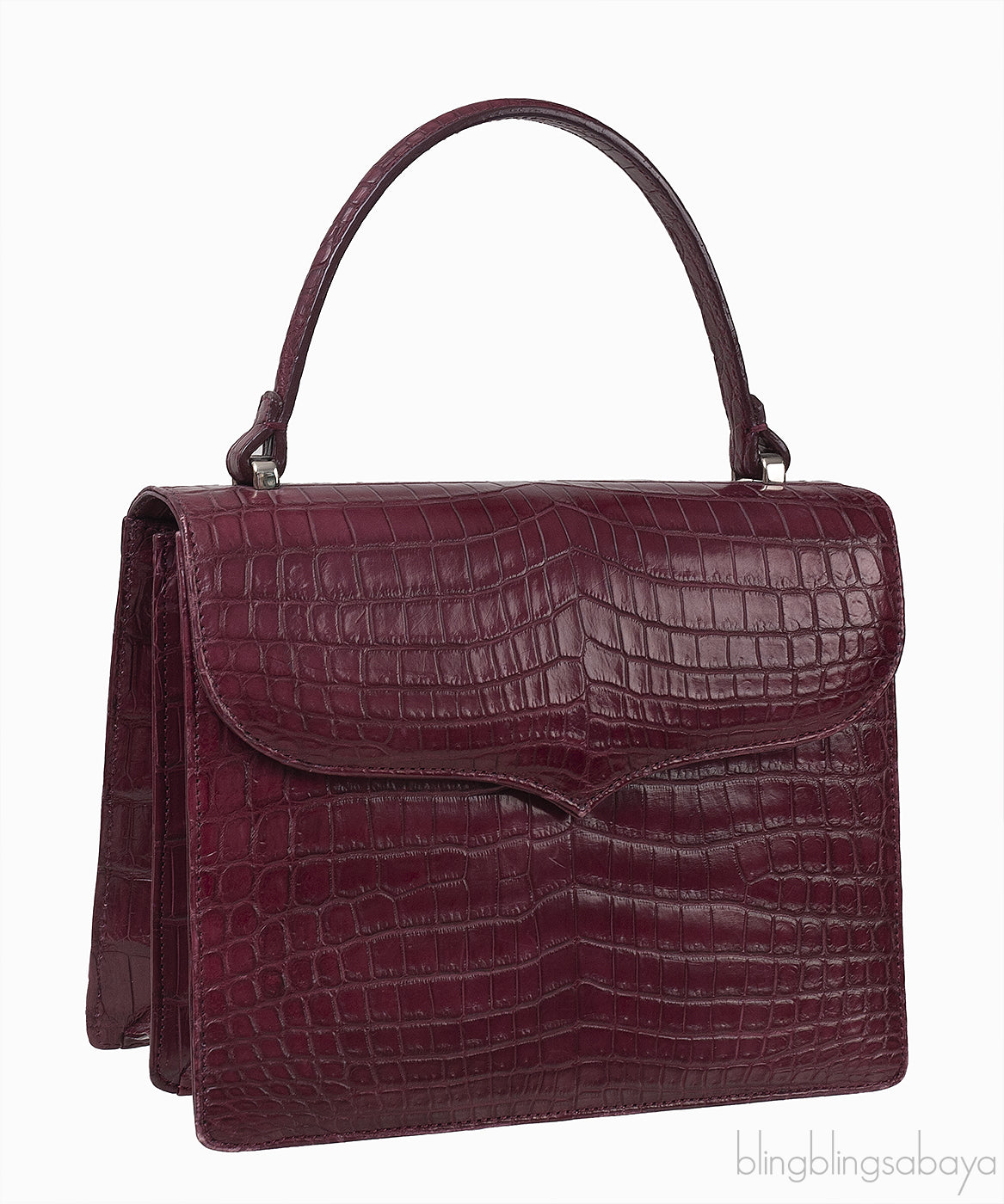 Maxime Bordeaux Crocodile Bag