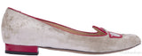 Kitty Sunglasses Beige Flat Shoes
