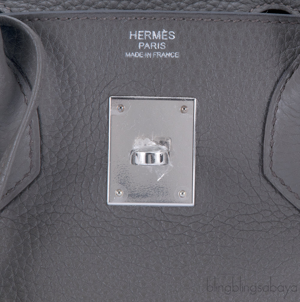 Birkin 30 Etain Togo PHW