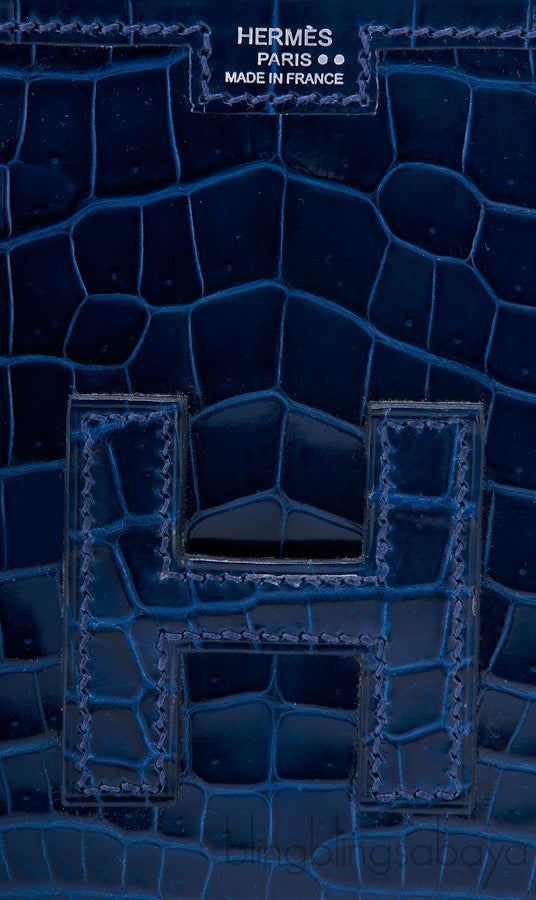 Jige Clutch Blue Niloticus