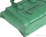 Green Python Nano Luggage