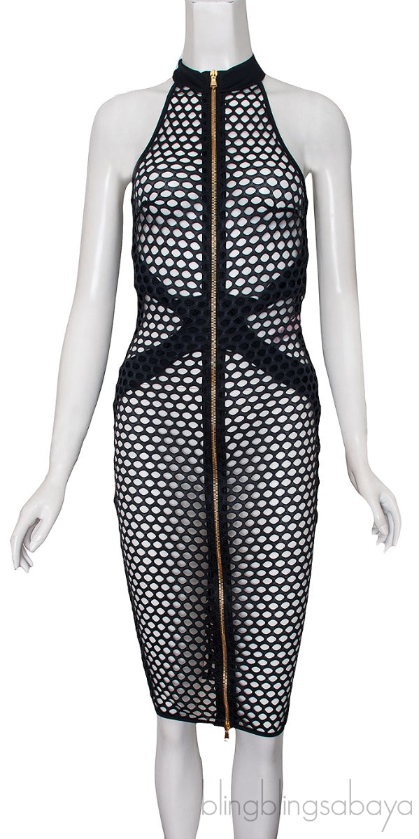 Black Perforated Dress