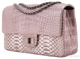 2.55 Reissue Alligator Nude Flap Bag