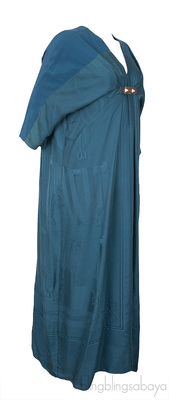 Blue Green CDC Kaftan Dress