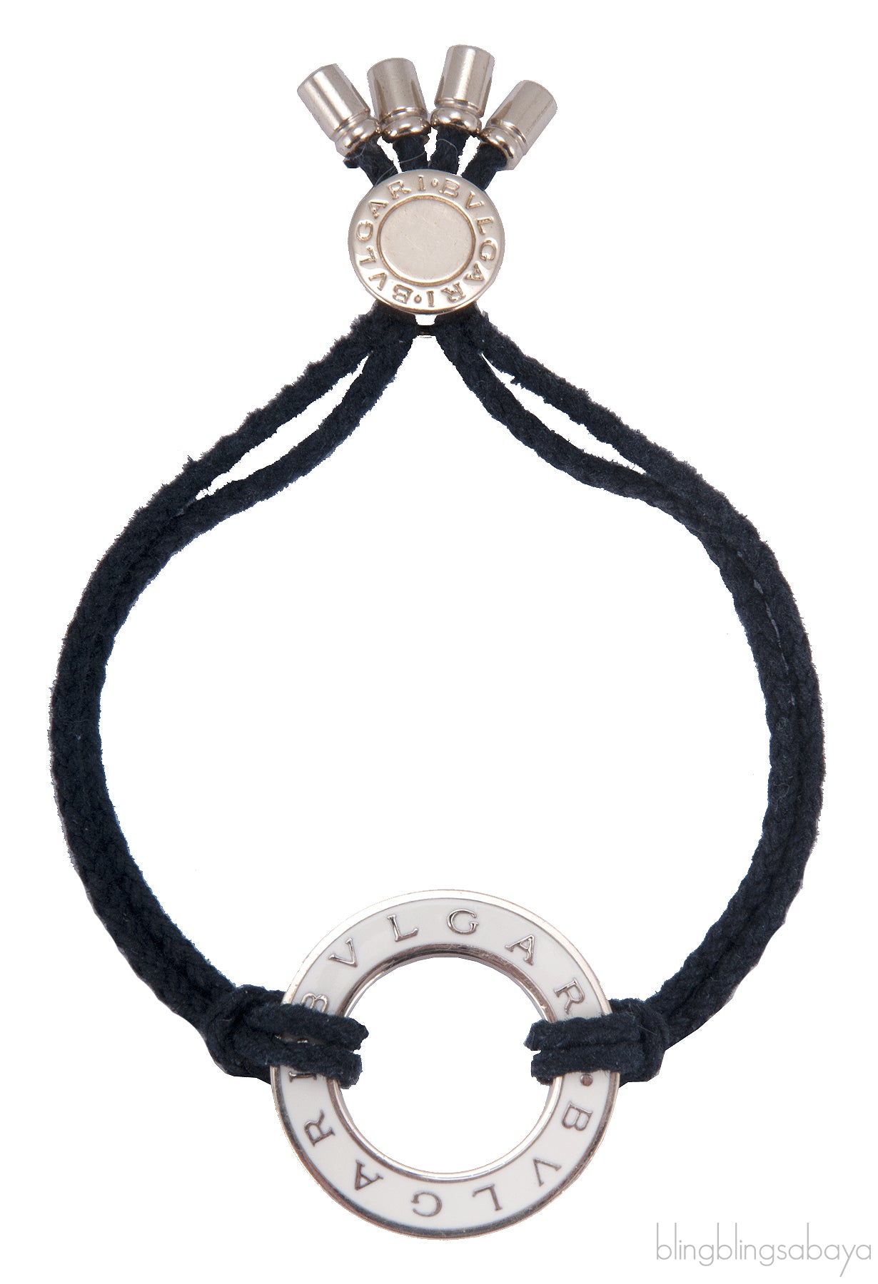 Black Cotton Lace String Bracelet