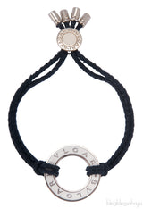Black Cotton Lace String Bracelet