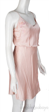 Nude Satin Cami Dress