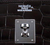 Birkin 35 Nicotine Shiny Croco