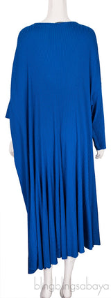 Blue Knitted Oversize Dress