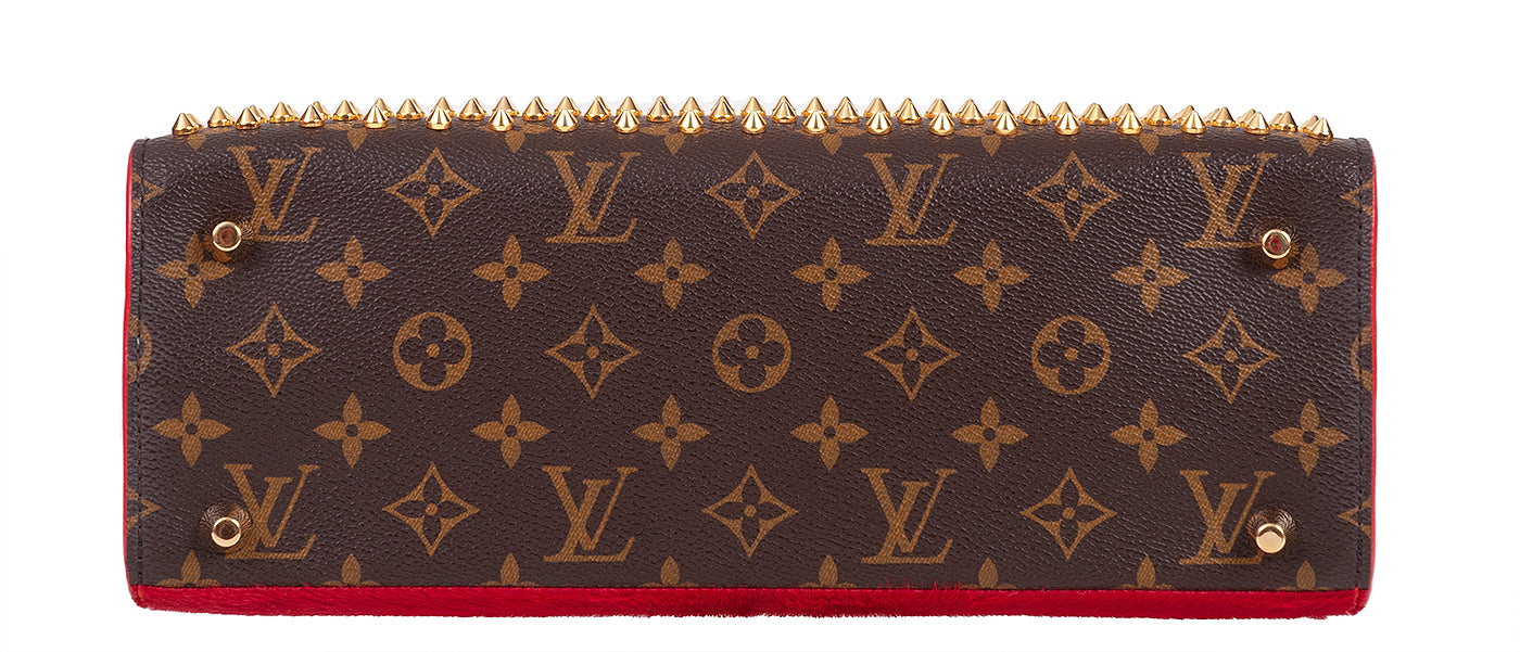 Monogram Pony Studded Shopping Bag