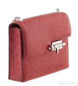 Verrou Chaine Mini Ostrich Bag