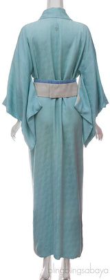 Turquoise Textured Kimono