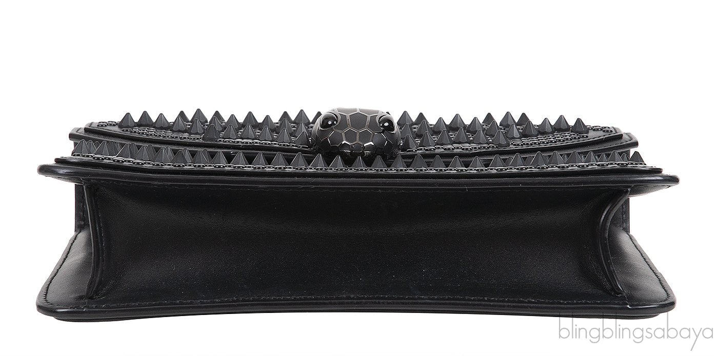 X Nicholas Kirkwood Black Serpenti Forever Crossbody Bag