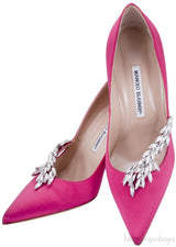 Nadira Crystal Satin Pump