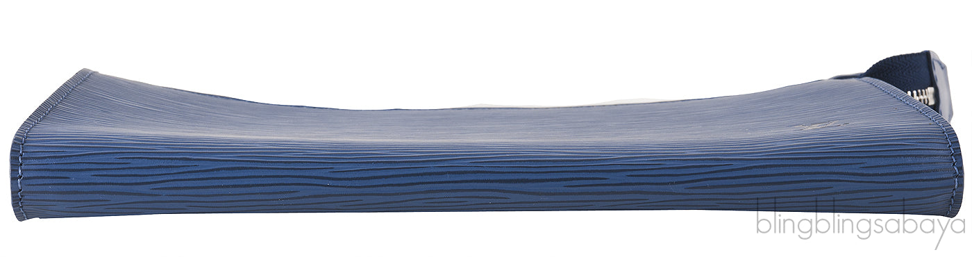 Blue Epi Leather Pochette