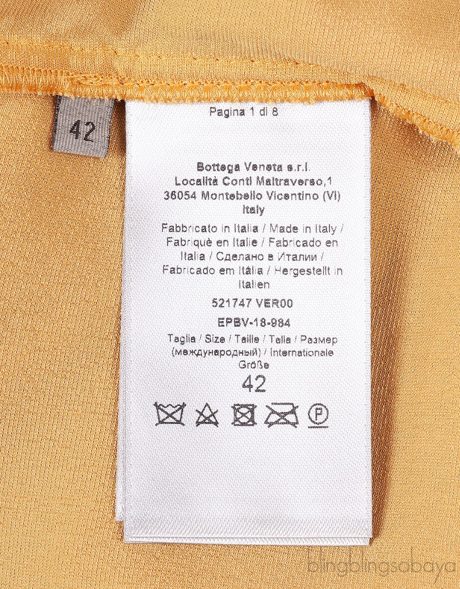 Marigold-Yellow Velvet Dress