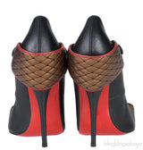 Black & Red Huguetta Heels