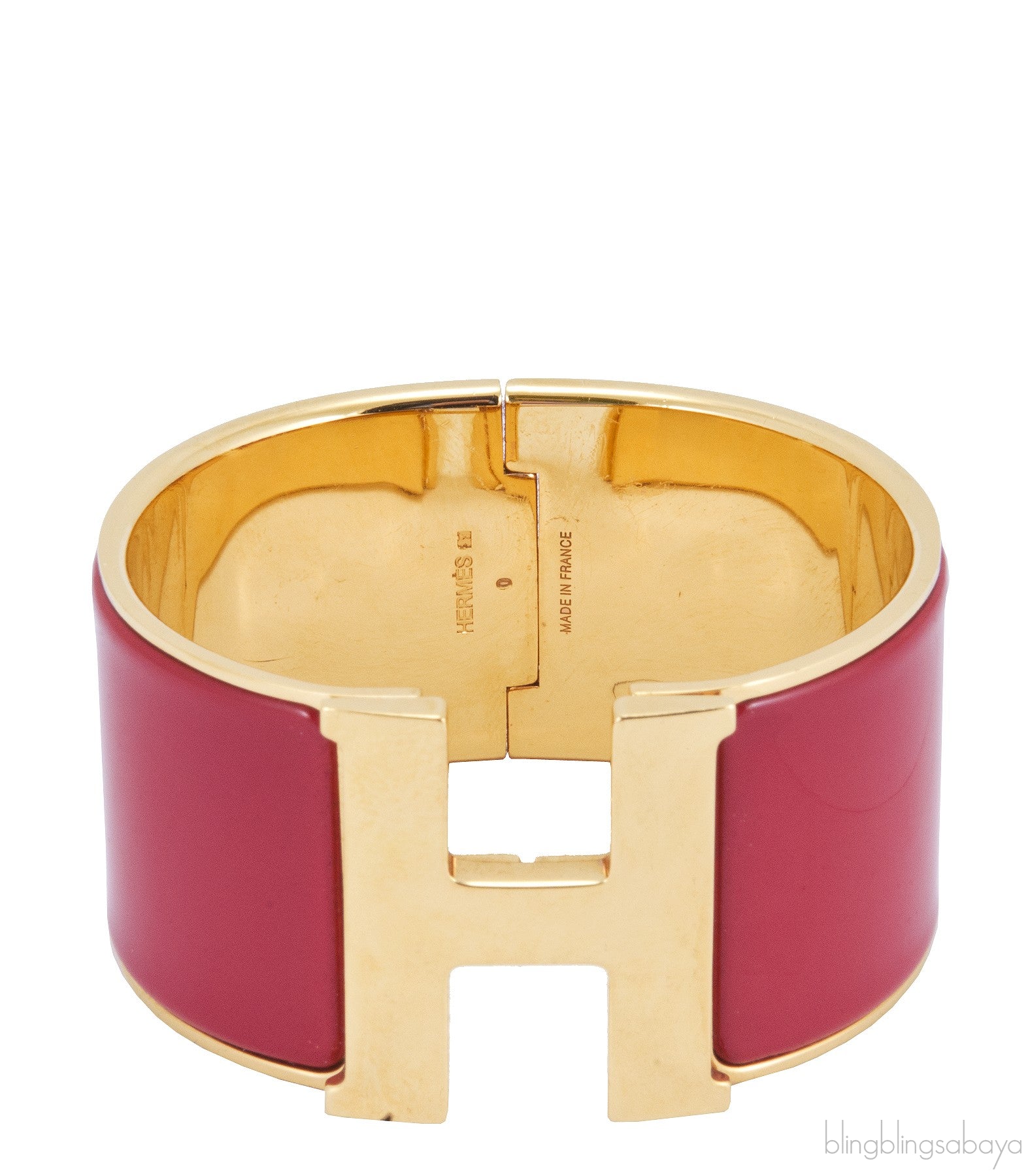Rouge H Extra Wide Clic Clac Bracelet