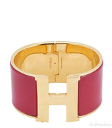 Rouge H Extra Wide Clic Clac Bracelet