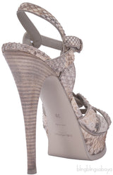 Tribute Python Leather Sandals