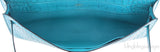Kelly Cut Alligator Matte Bleu Paon