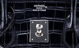 Birkin 35 Black Matte Crocodile PHW