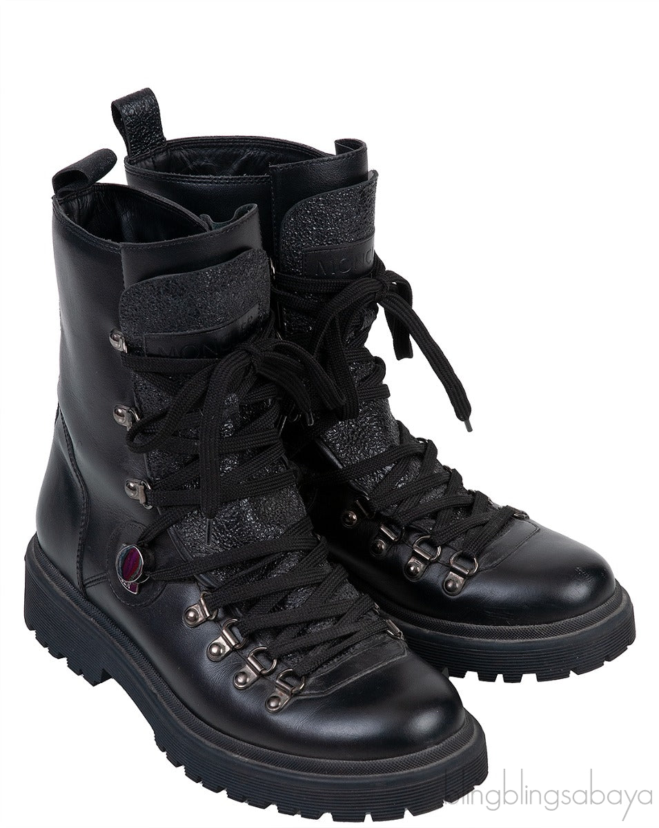 Black Berenice Combat Boots
