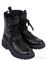 Black Berenice Combat Boots