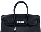 Birkin 35 Black Taurillon Clem PHW