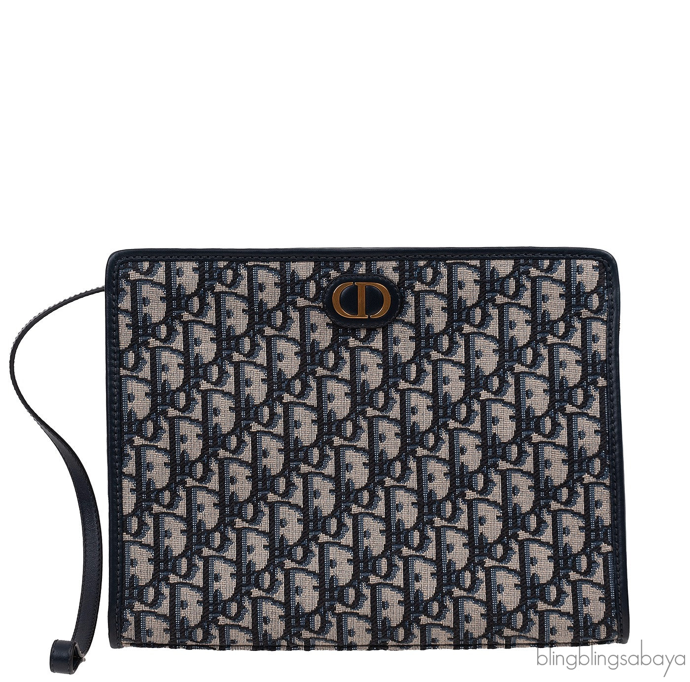 Christian Dior Dea 30 Montaigne Blue Dior Oblique Pouch