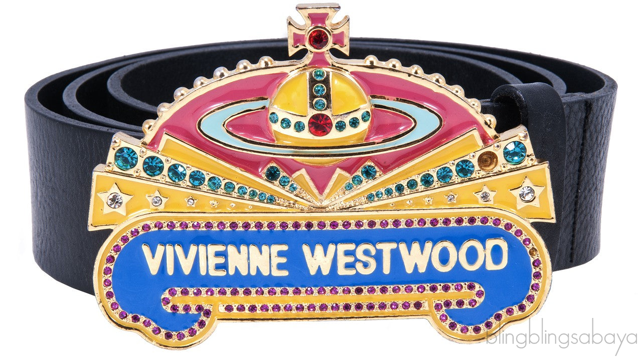 Saturn Crystal Embellished Belt