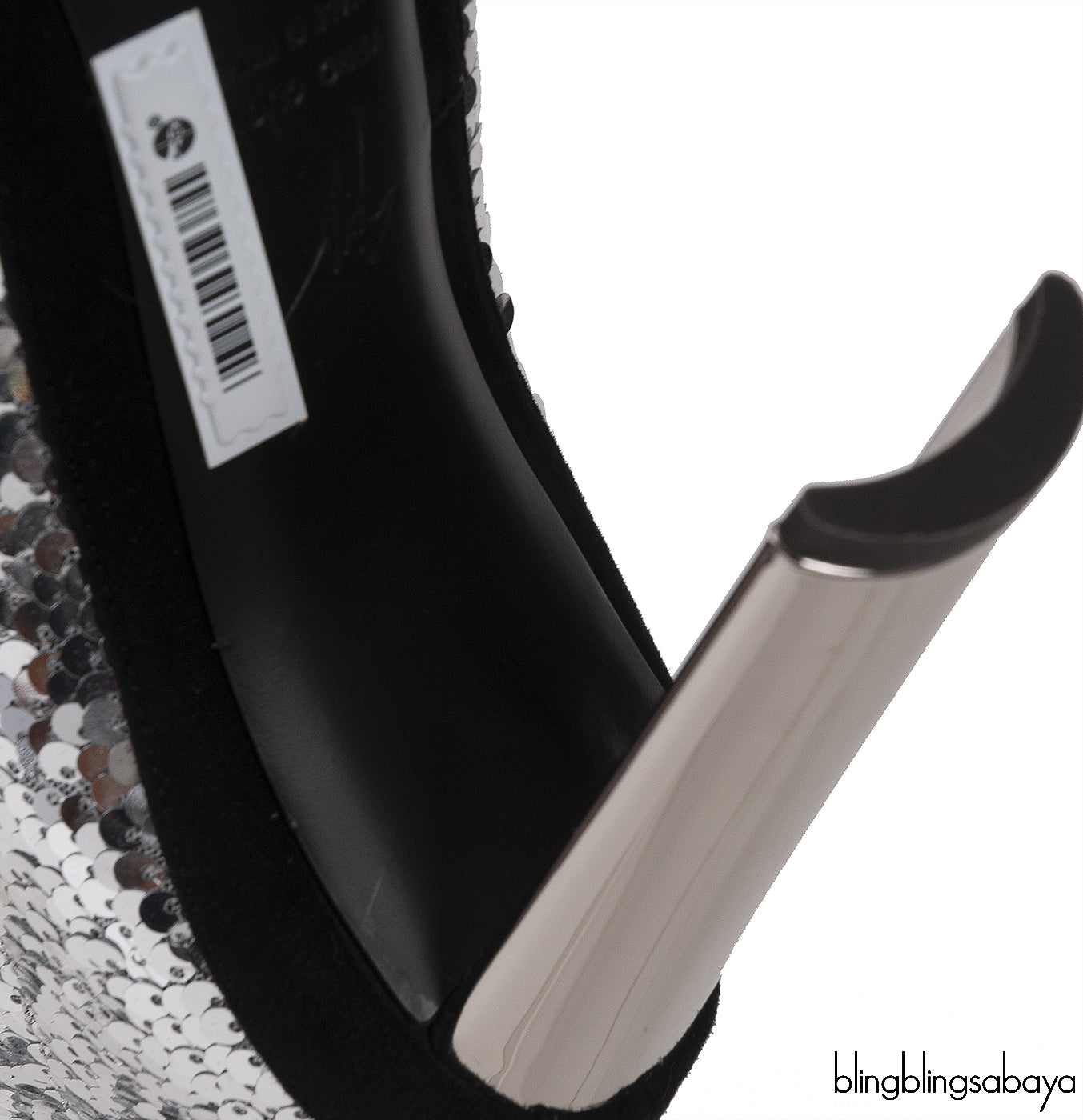 Silver Sequins 105 Bootie