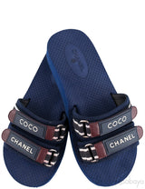 Coco Chanel Flat Rubber Slides