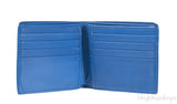 Bottega Veneta Blue Intrecciato Bi-fold Wallet