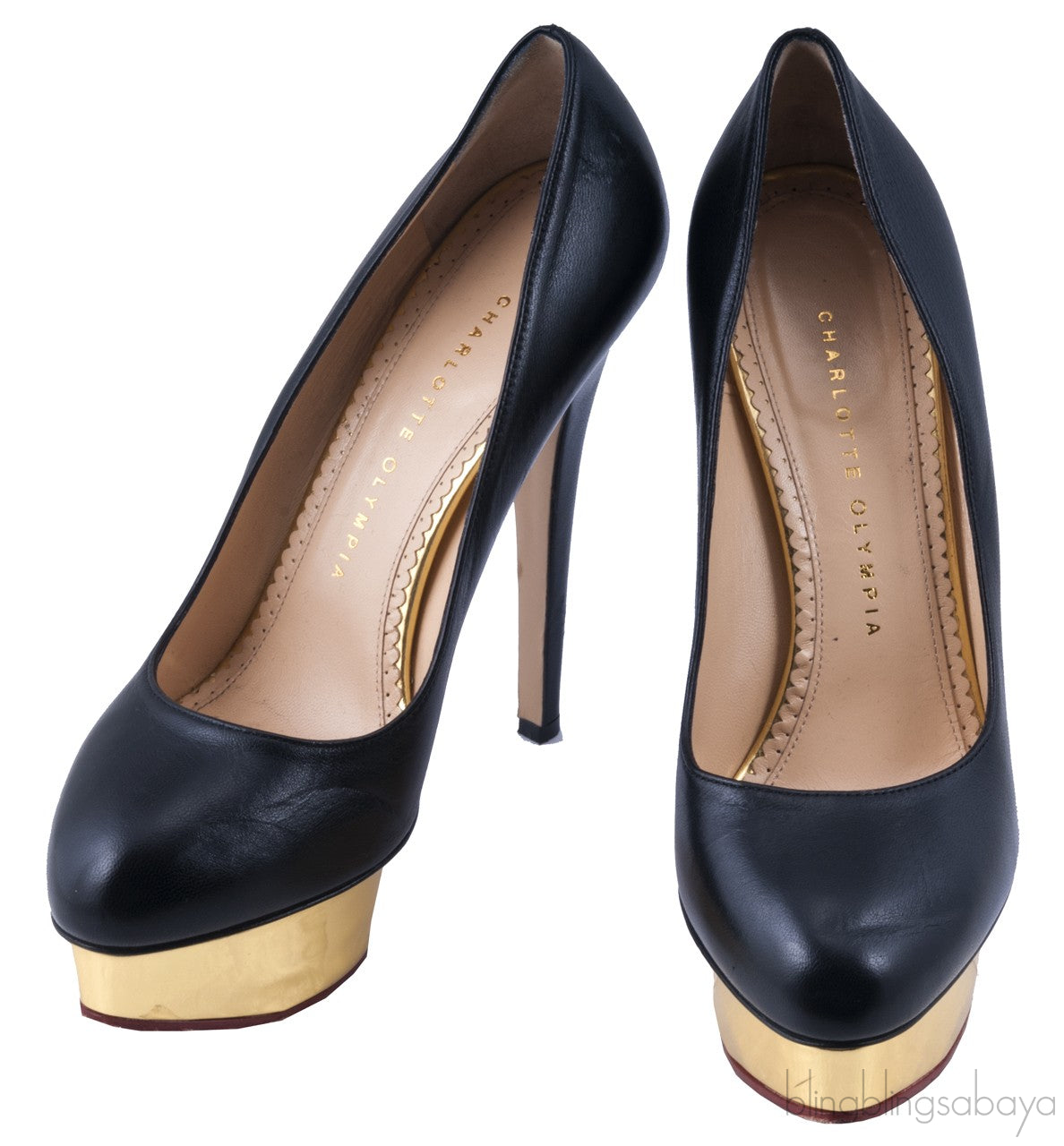Dolly Leather Platform Pumps